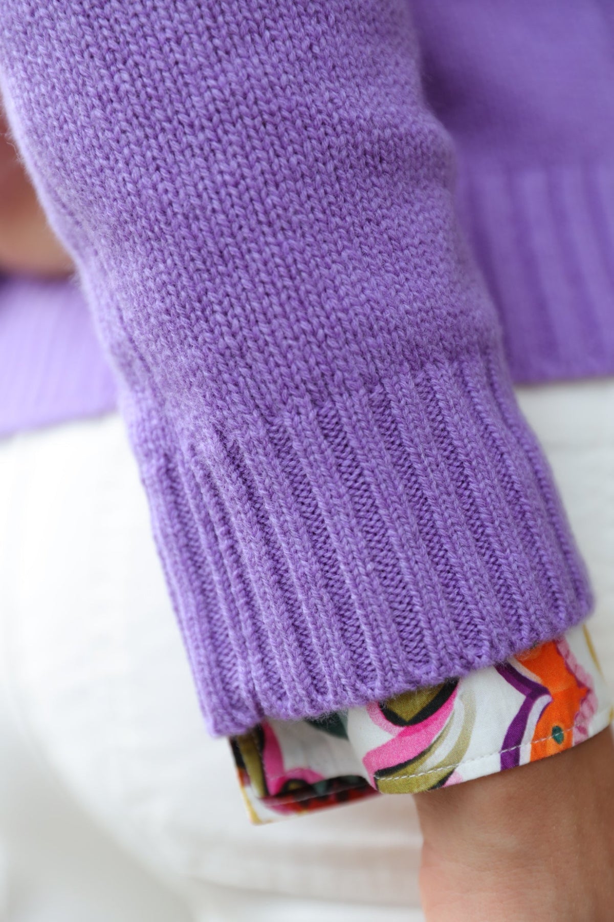 Pull col rond Mona en laine et cachemire - Parme-PULL FEMME-Curling-Paris