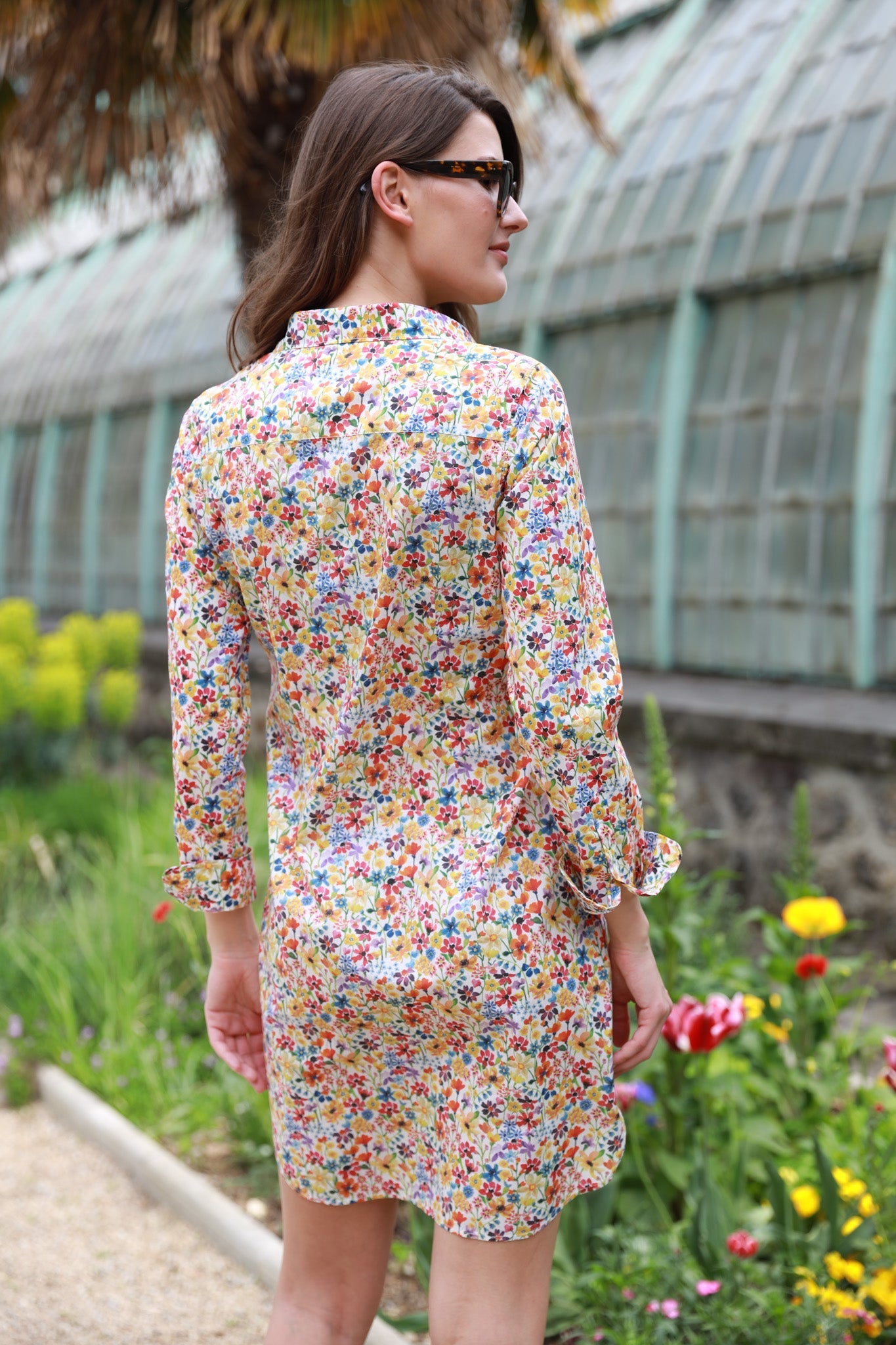 Robe chemisier Rania en coton Liberty of London - Multi-ROBE FEMME-Curling-Paris