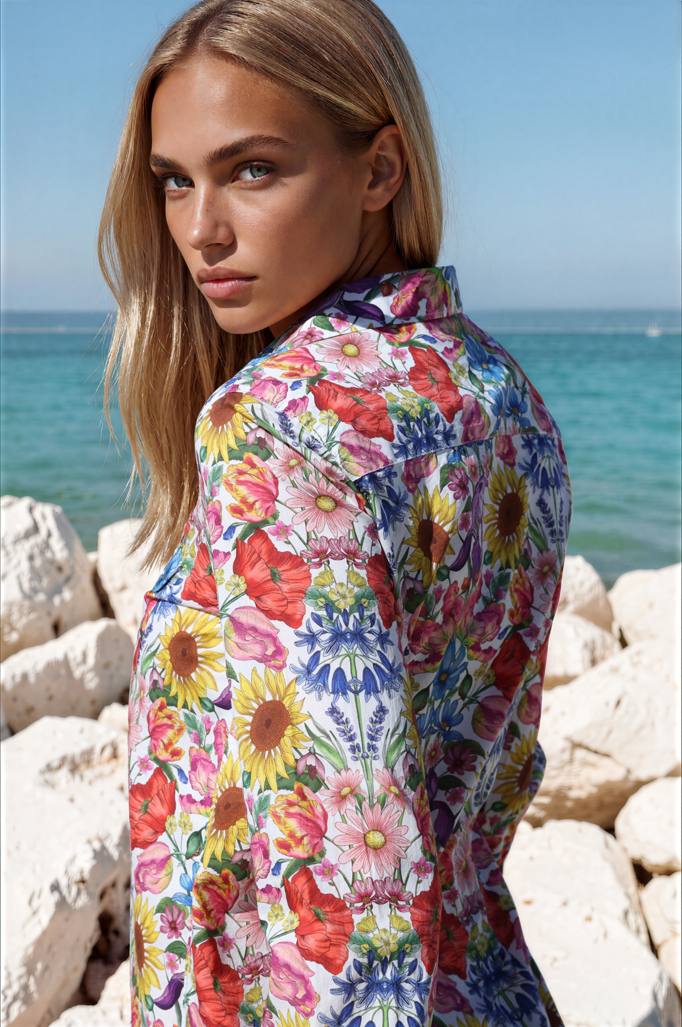 Robe chemisier Rania en coton liberty of london - floral muse-ROBE FEMME-Curling-Paris