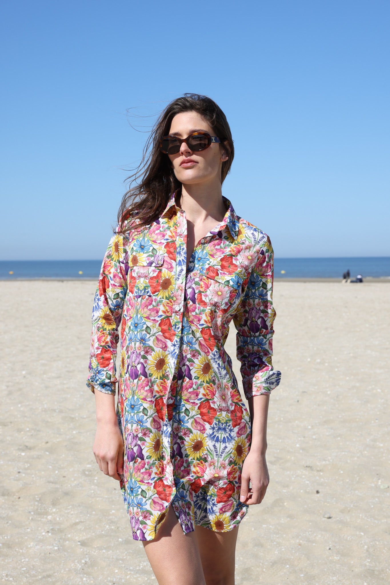 Robe chemisier Rania en coton liberty of london - floral muse-ROBE FEMME-Curling-Paris