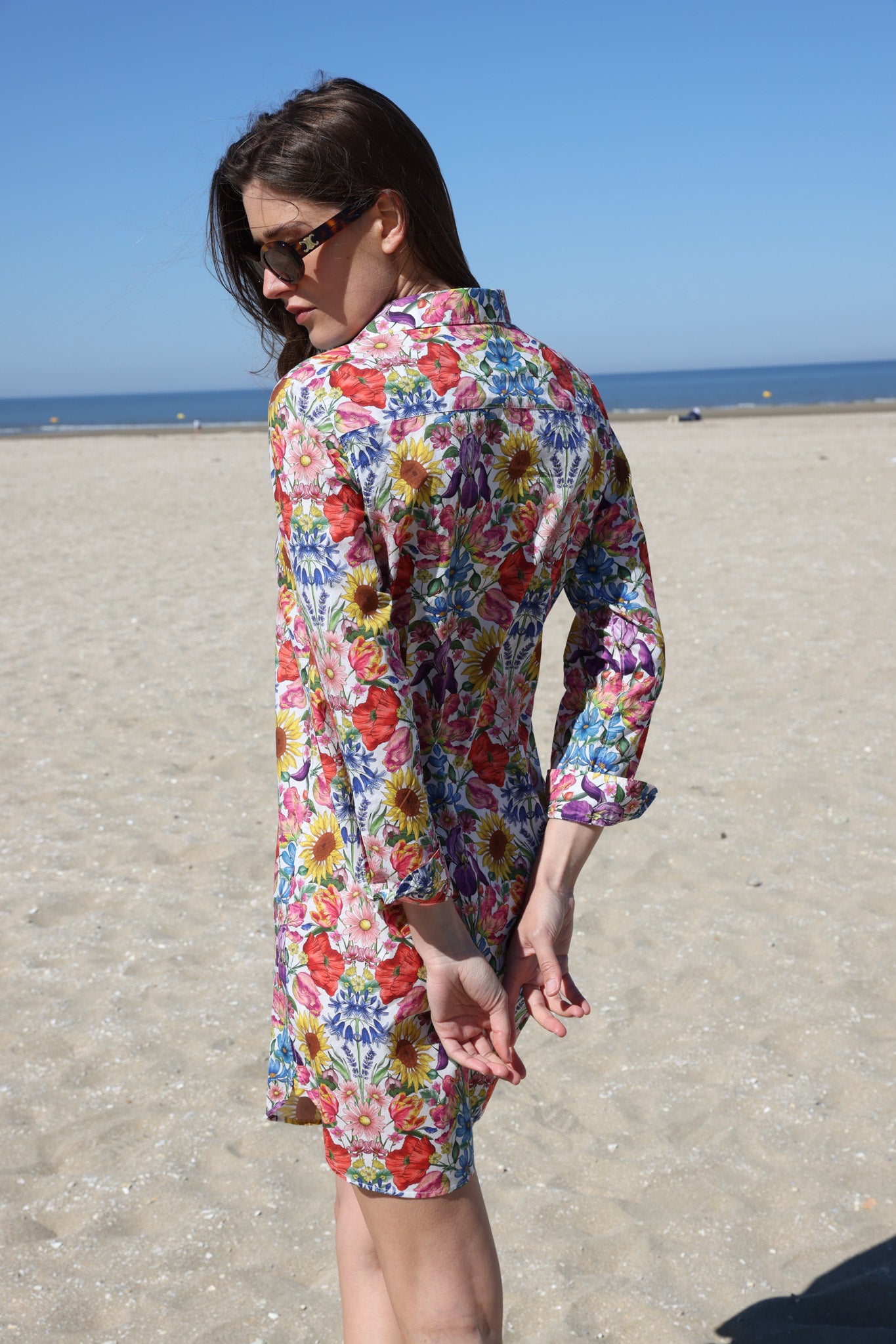 Robe chemisier Rania en coton liberty of london - floral muse-ROBE FEMME-Curling-Paris