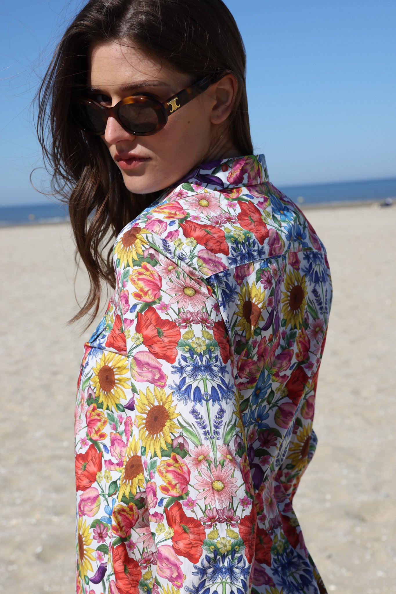 Robe chemisier Rania en coton liberty of london - floral muse-ROBE FEMME-Curling-Paris