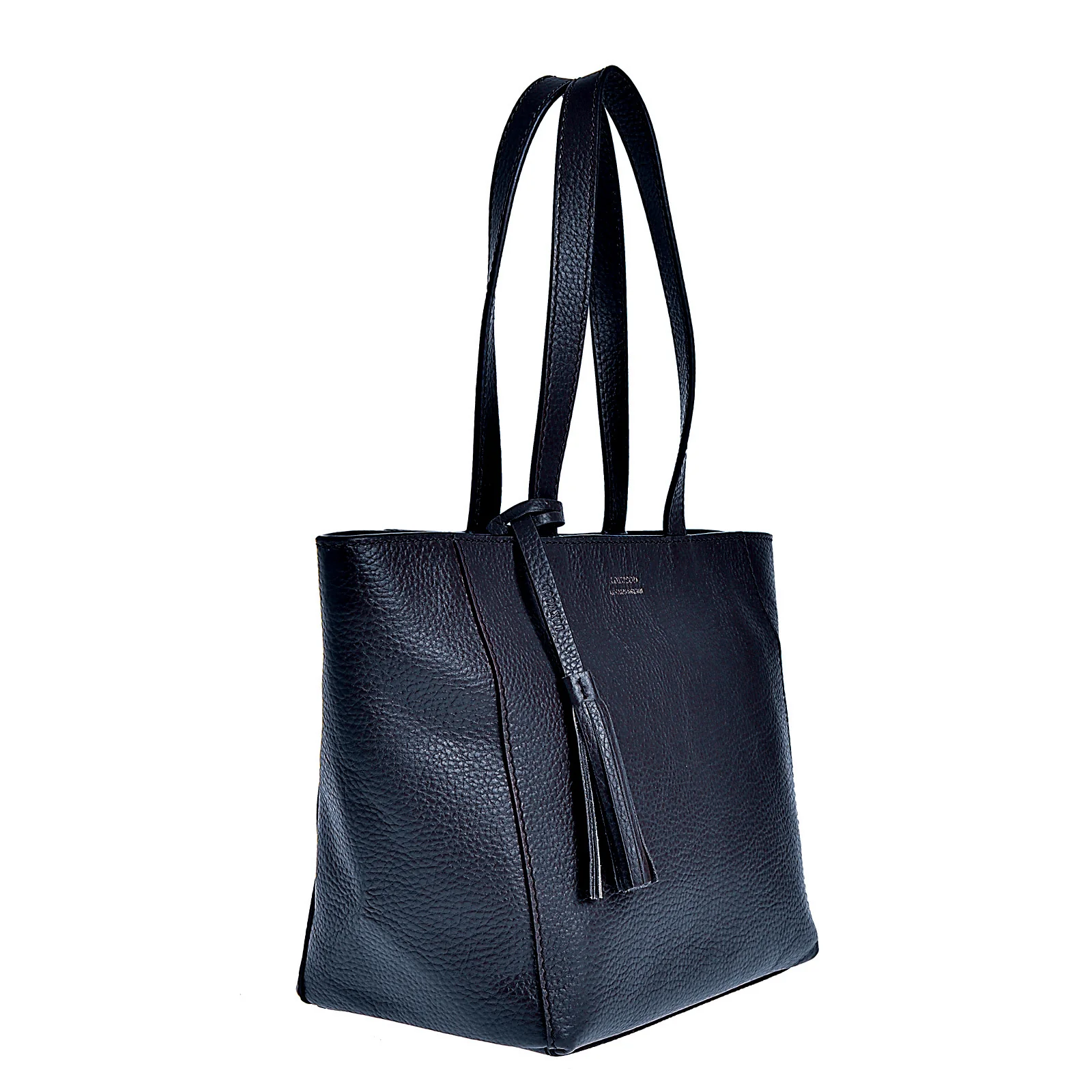 SAC CABAS SMALL ZIPPÉ - BLEU NUIT-SAC FEMME-Curling-Paris