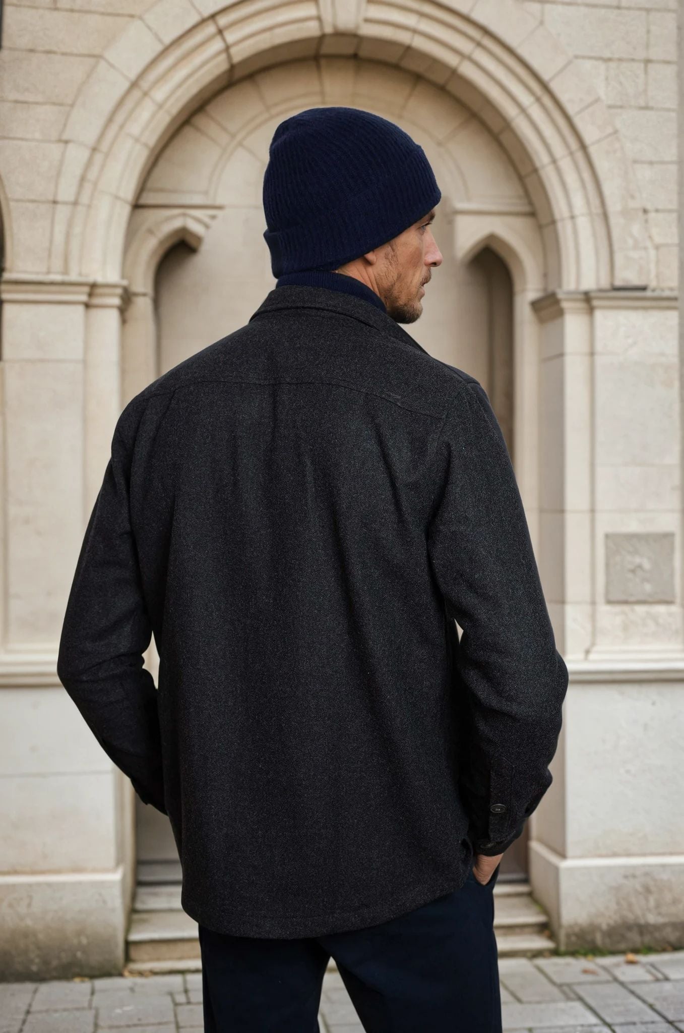 Surchemise Harry - Anthracite-MANTEAU HOMME-Curling-Paris