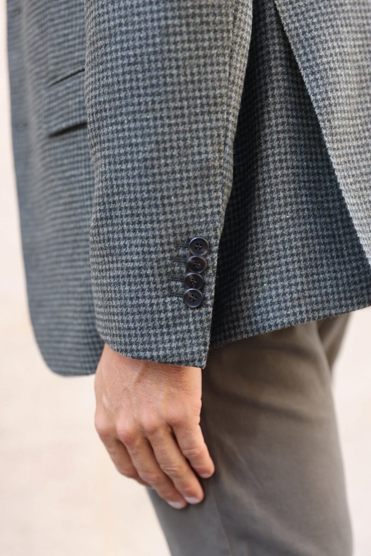 Veste Giorgio en laine - Kaki-VESTE BLAZER HOMME-Curling-Paris
