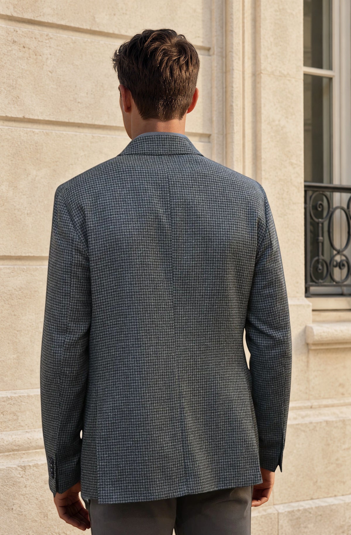 Veste Giorgio en laine - Kaki-VESTE BLAZER HOMME-Curling-Paris