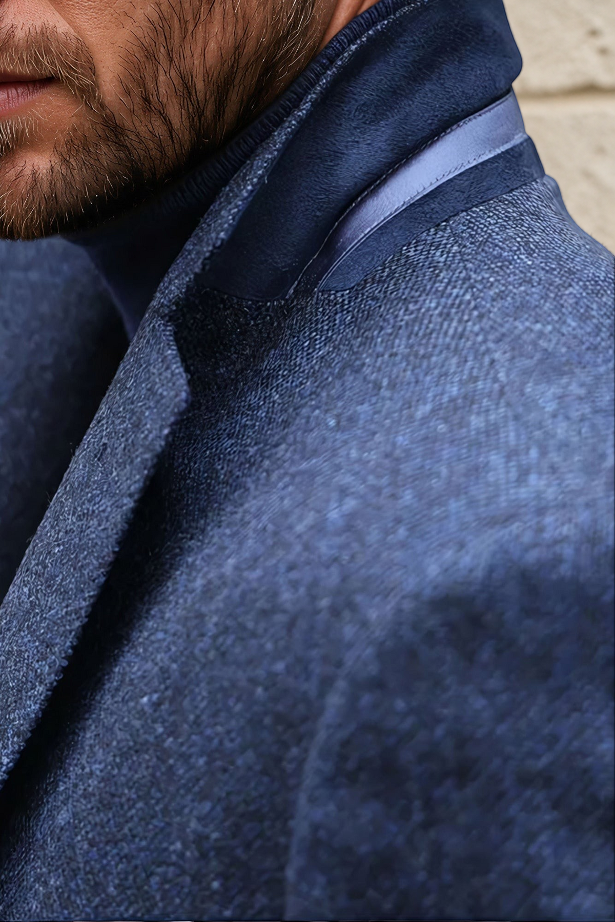 Veste Goal en laine et cachemire - Tweed jeans-VESTE BLAZER HOMME-Curling-Paris