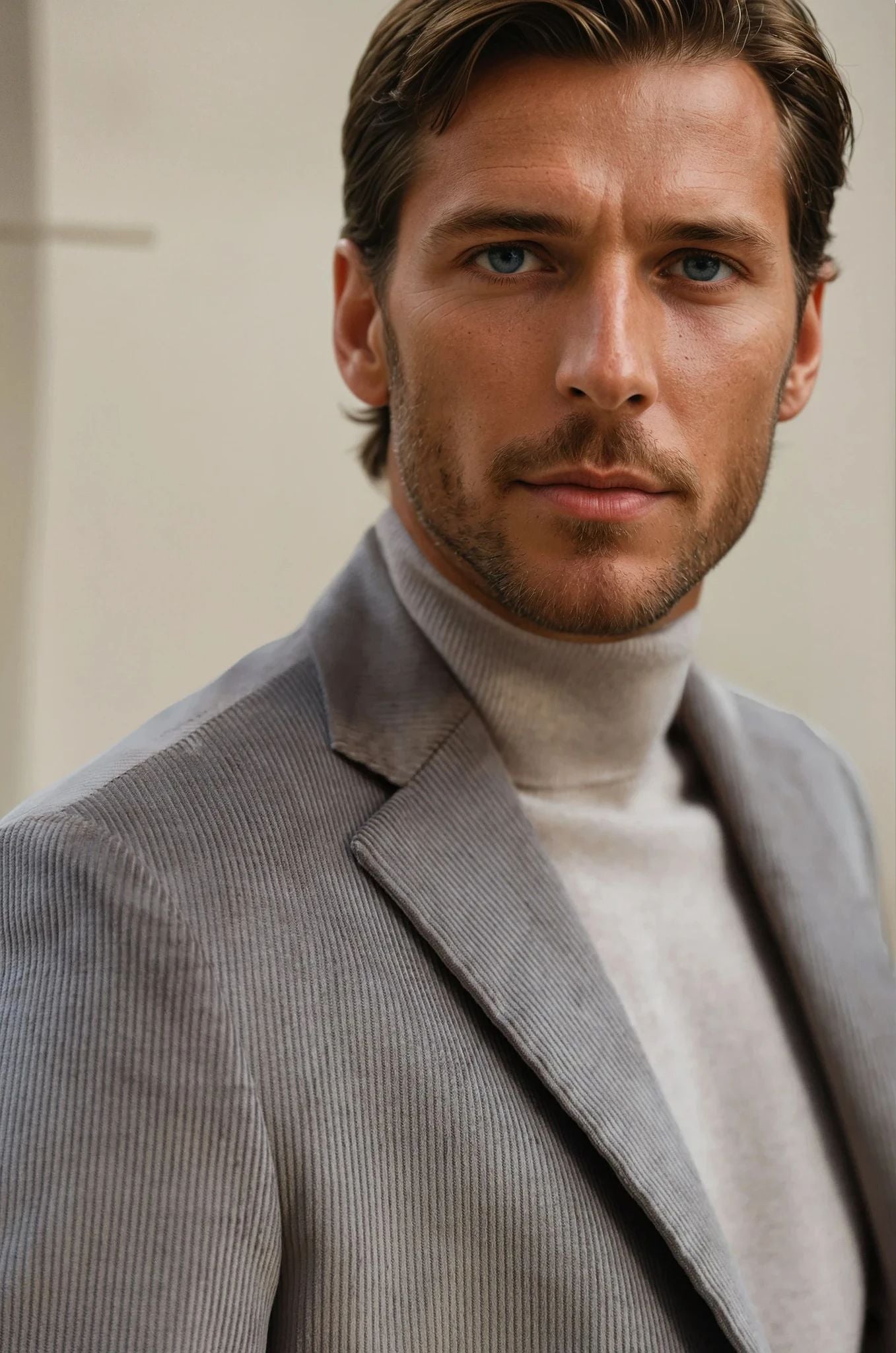 Veste Goal en velours côtelé - Greige-VESTE BLAZER HOMME-Curling-Paris