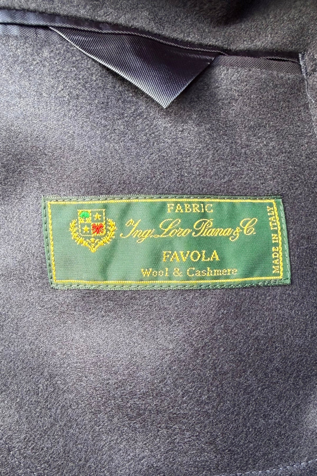 Veste Gostev tissu en laine et cachemire Loro Piana - Marine-VESTE BLAZER HOMME-Curling-Paris