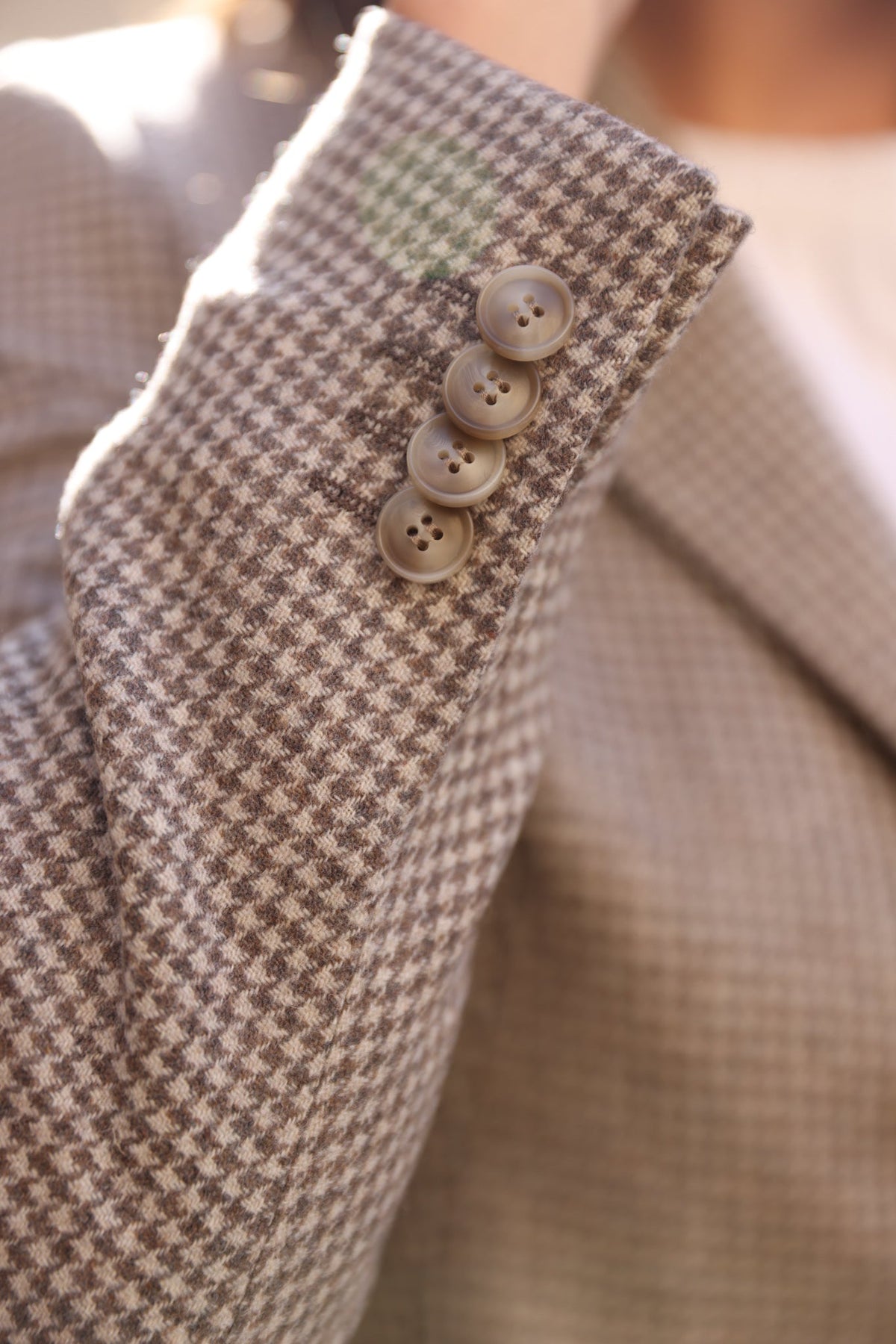Veste Isabel en laine vierge - Beige-VESTE BLAZER FEMME-Curling-Paris