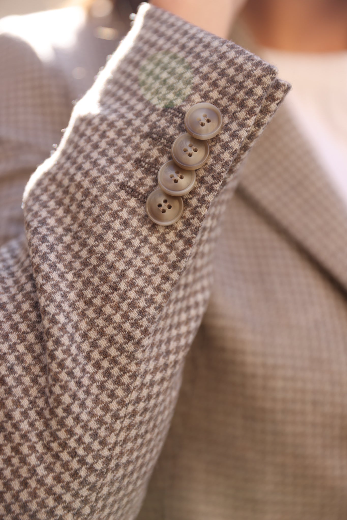 Veste Isabel en laine vierge - Beige-VESTE BLAZER FEMME-Curling-Paris