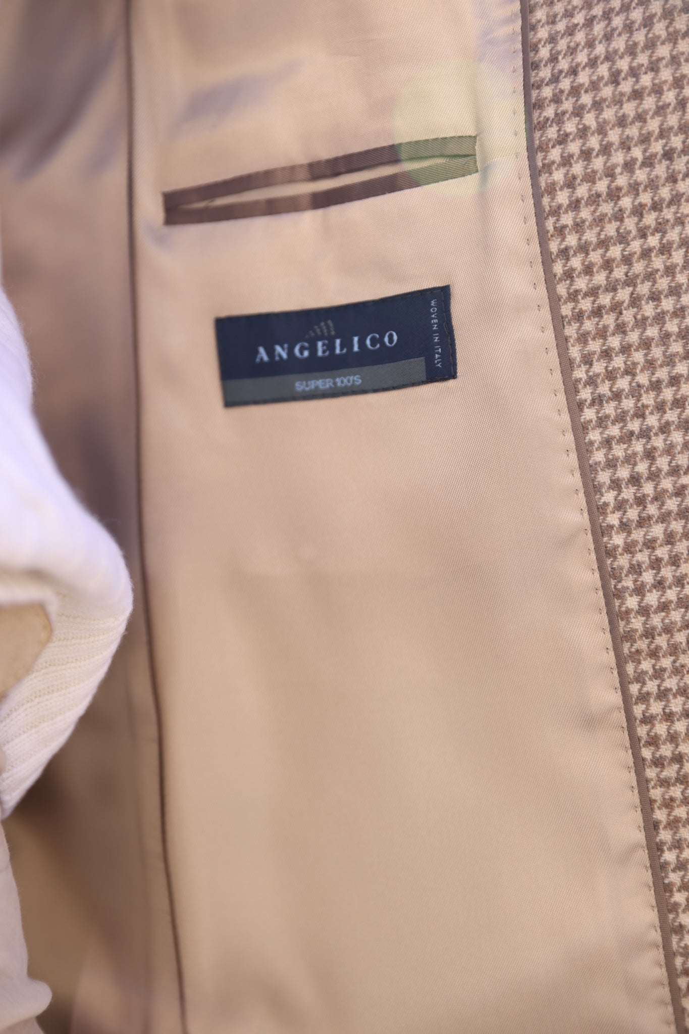 Veste Isabel en laine vierge - Beige-VESTE BLAZER FEMME-Curling-Paris