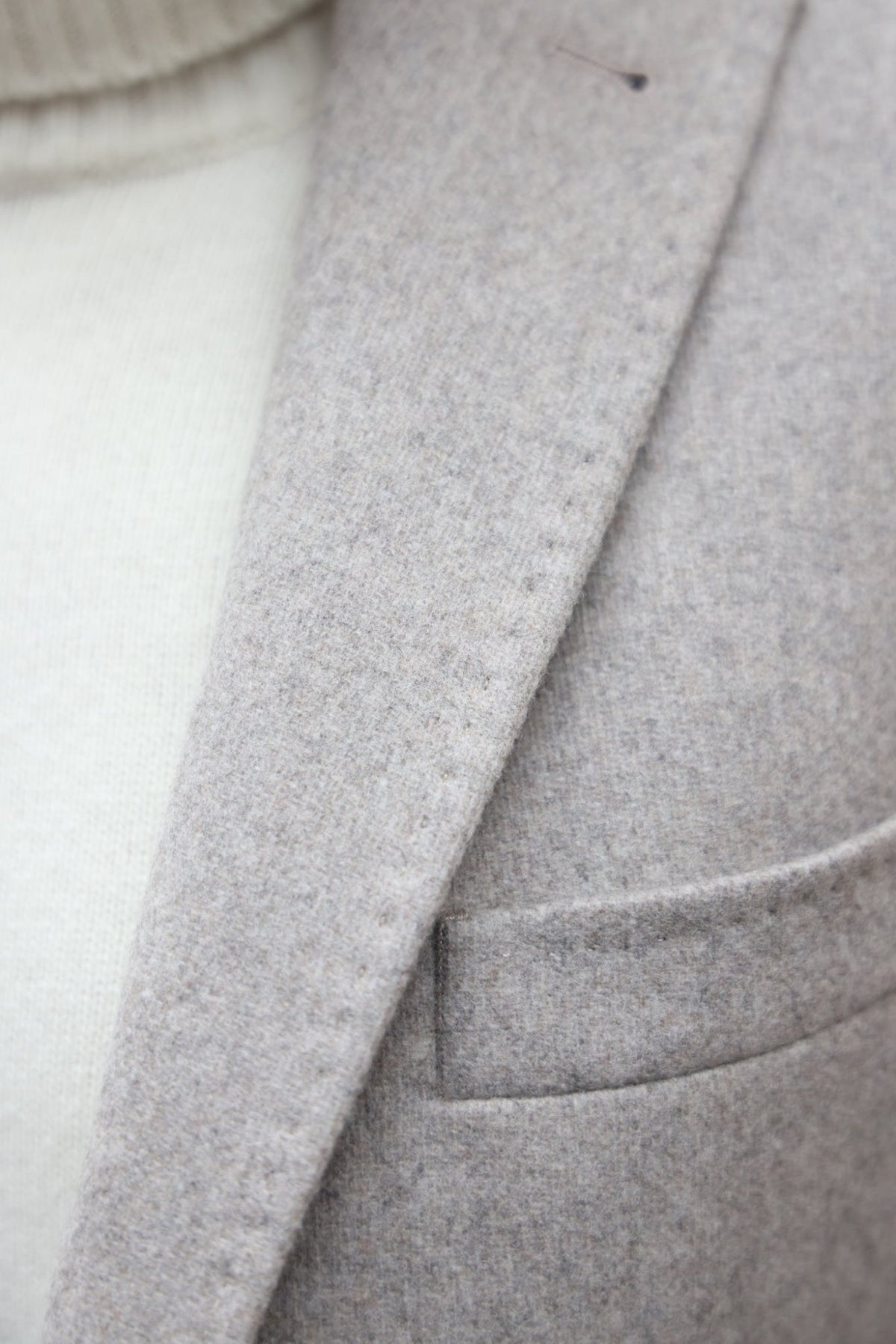 Veste Ralph en laine et cachemire double face Zanieri - Beige-VESTE BLAZER HOMME-Curling-Paris