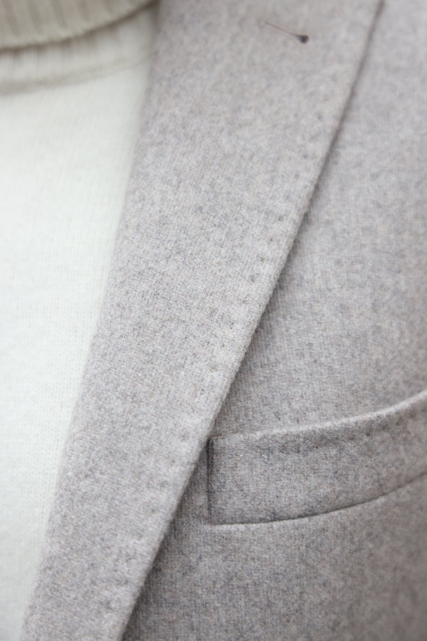 Veste Ralph en laine et cachemire double face Zanieri - Beige-VESTE BLAZER HOMME-Curling-Paris