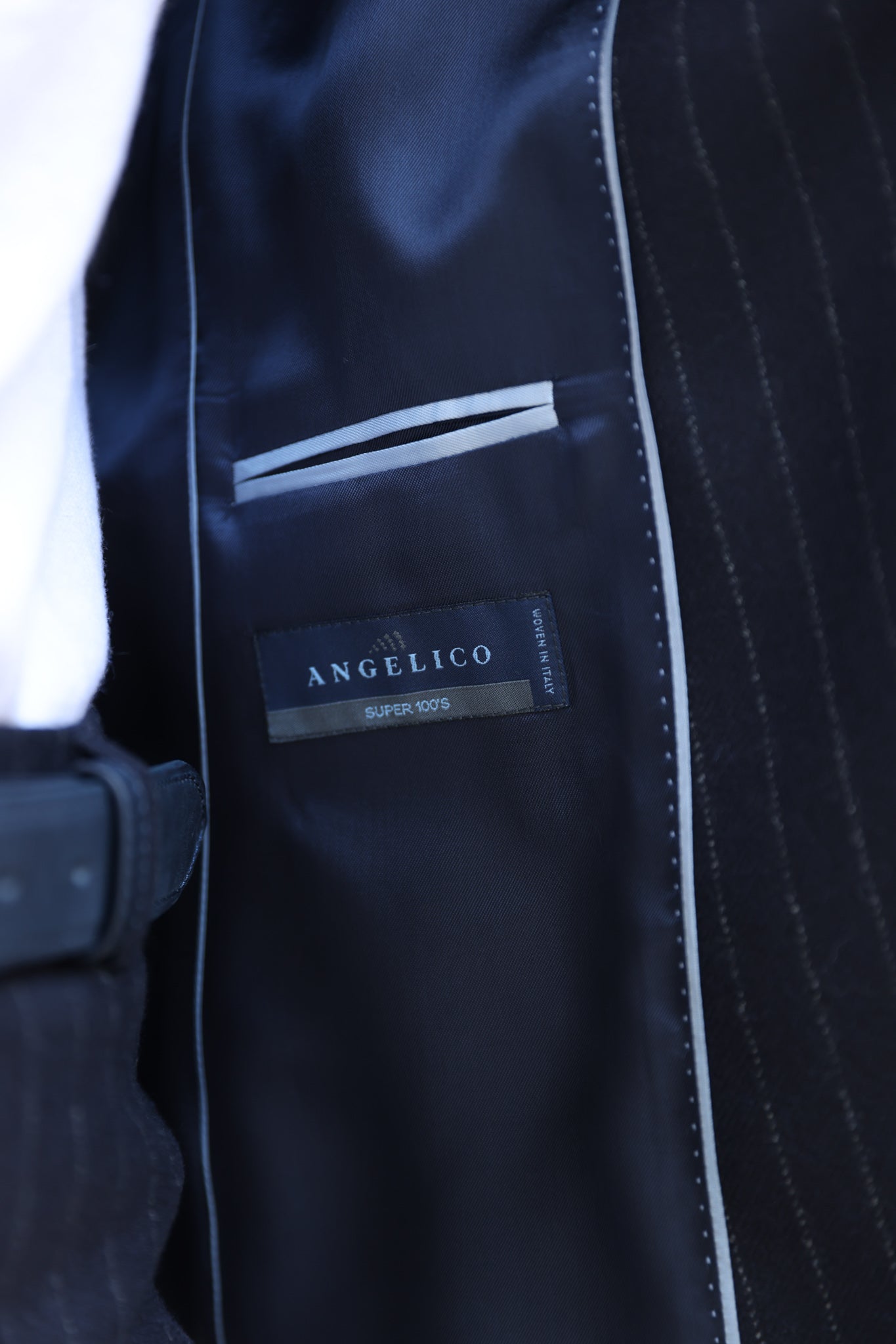 Veste Vesnove en flanelle pure laine - Rayure tennis marine-VESTE BLAZER FEMME-Curling-Paris