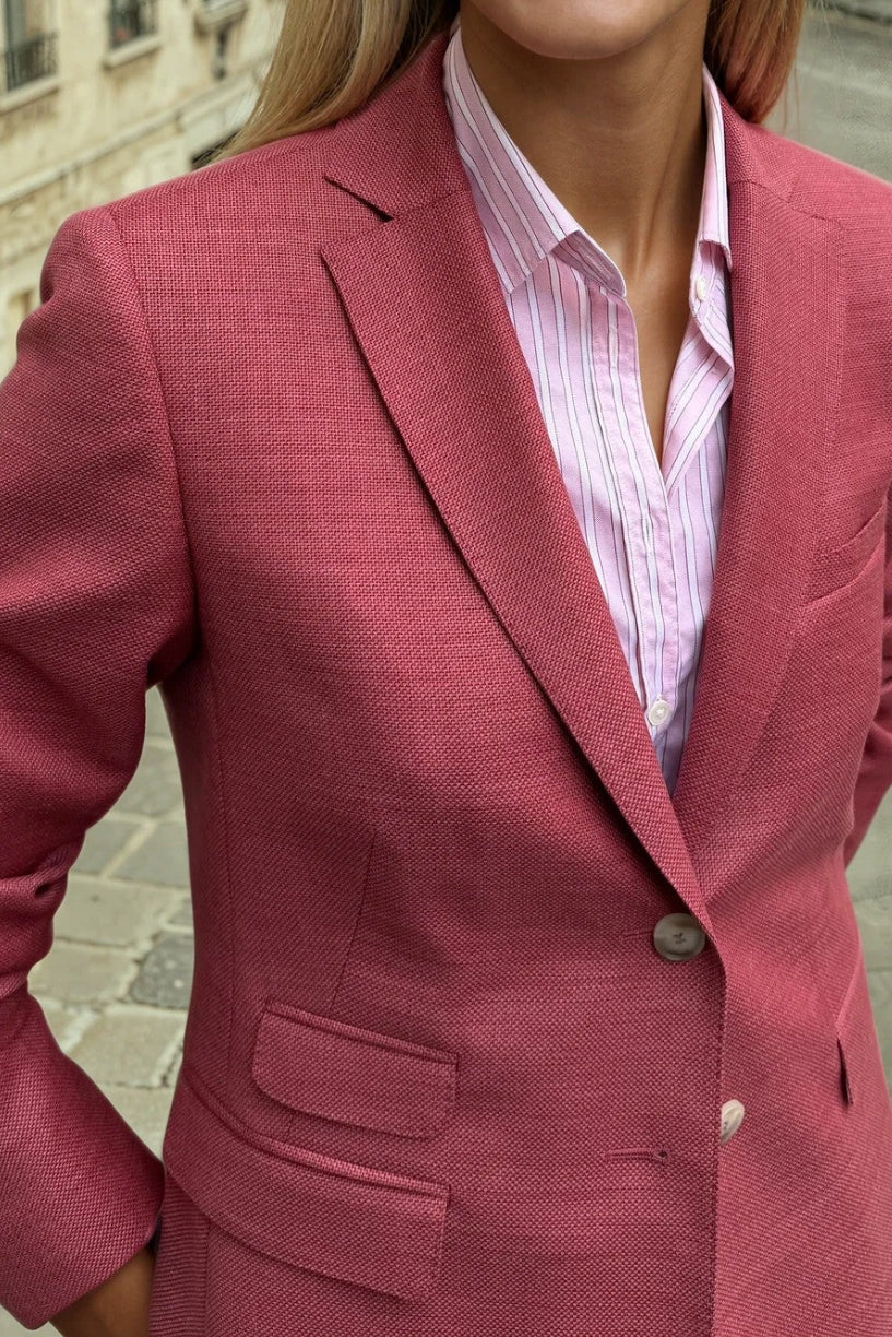 Veste Vesnove en laine - Natte groseille-VESTE BLAZER FEMME-Curling-Paris