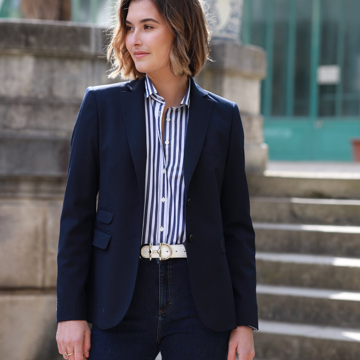 Curling Veste Blazer Coton Femme Veste Blazer No Excuse Beebs By Kiabi