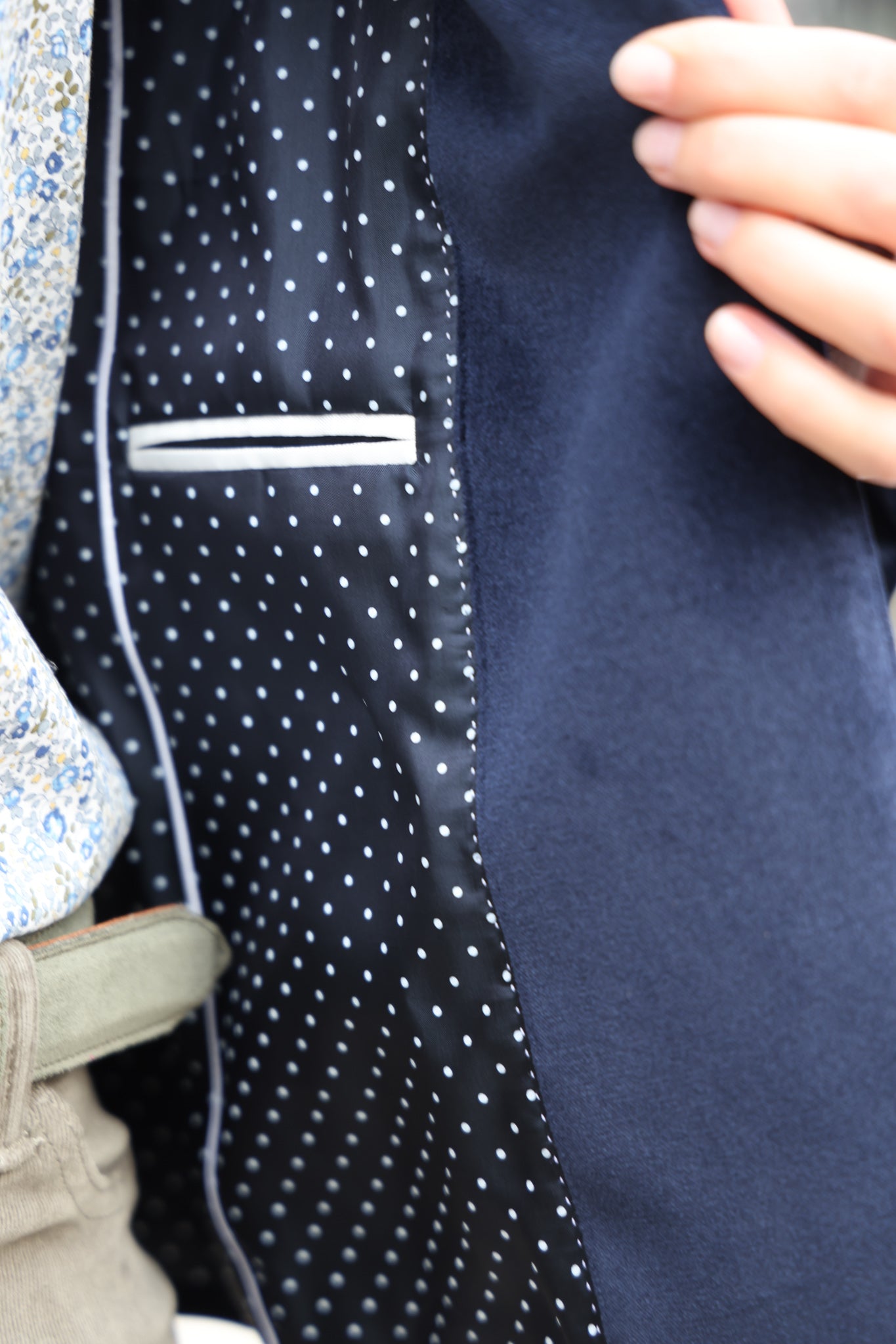 Veste Vesnove en velours palatine - Marine-VESTE BLAZER FEMME-Curling-Paris