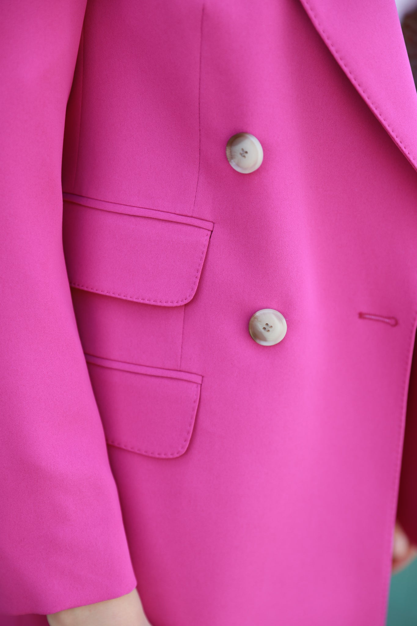 Veste croisée Romy - Fuchsia-VESTE BLAZER FEMME-Curling-Paris