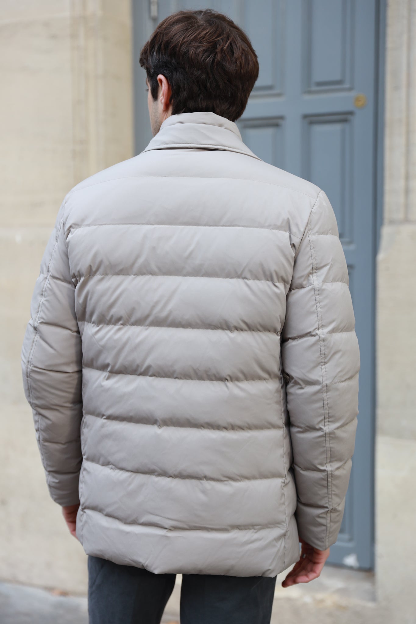 Veste parka Lorenzo - Beige-MANTEAU HOMME-Curling-Paris