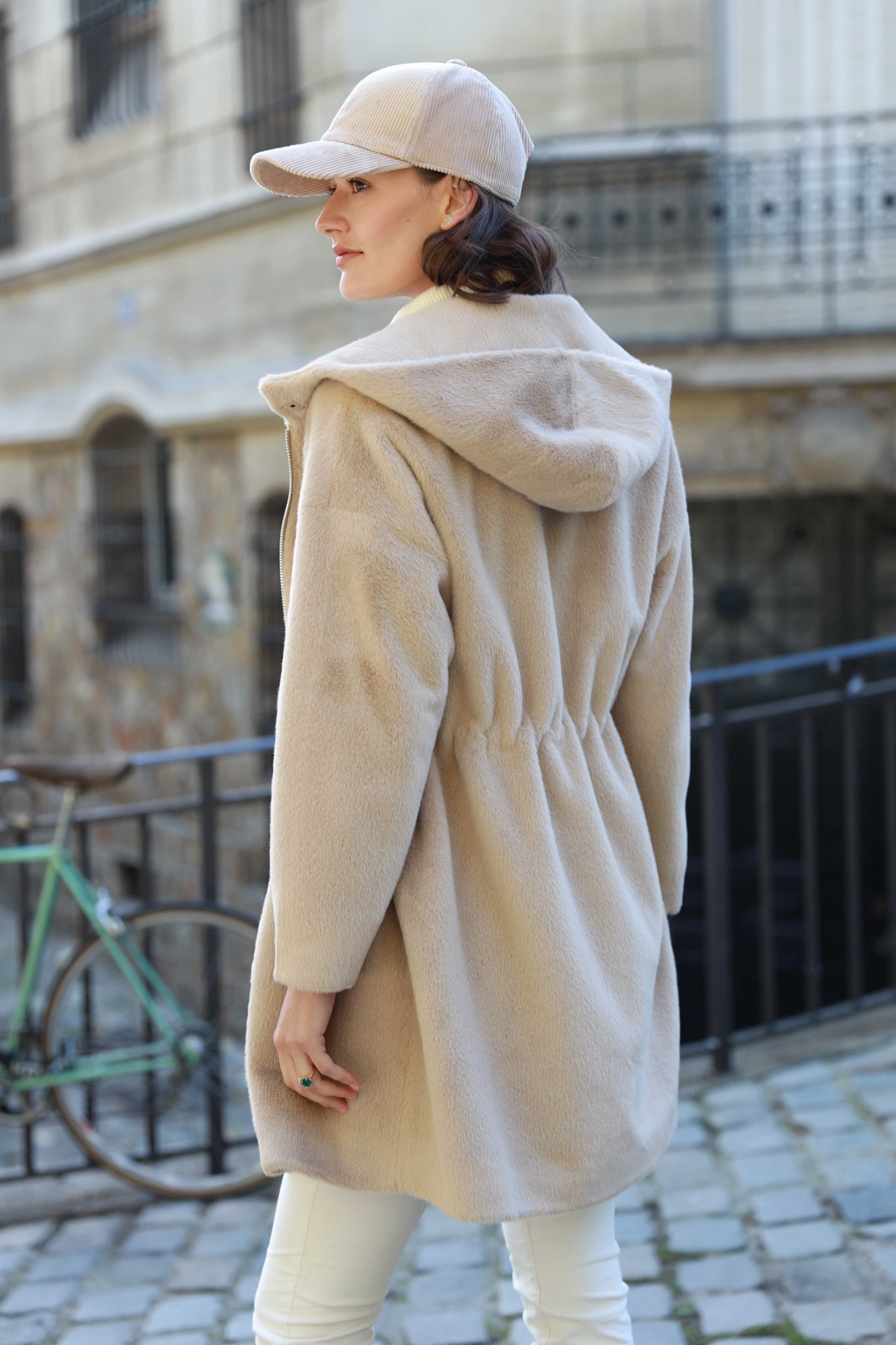 Casquette Azel en velours côtelé - Beige clair-CHAPEAUX FEMME-Curling-Paris