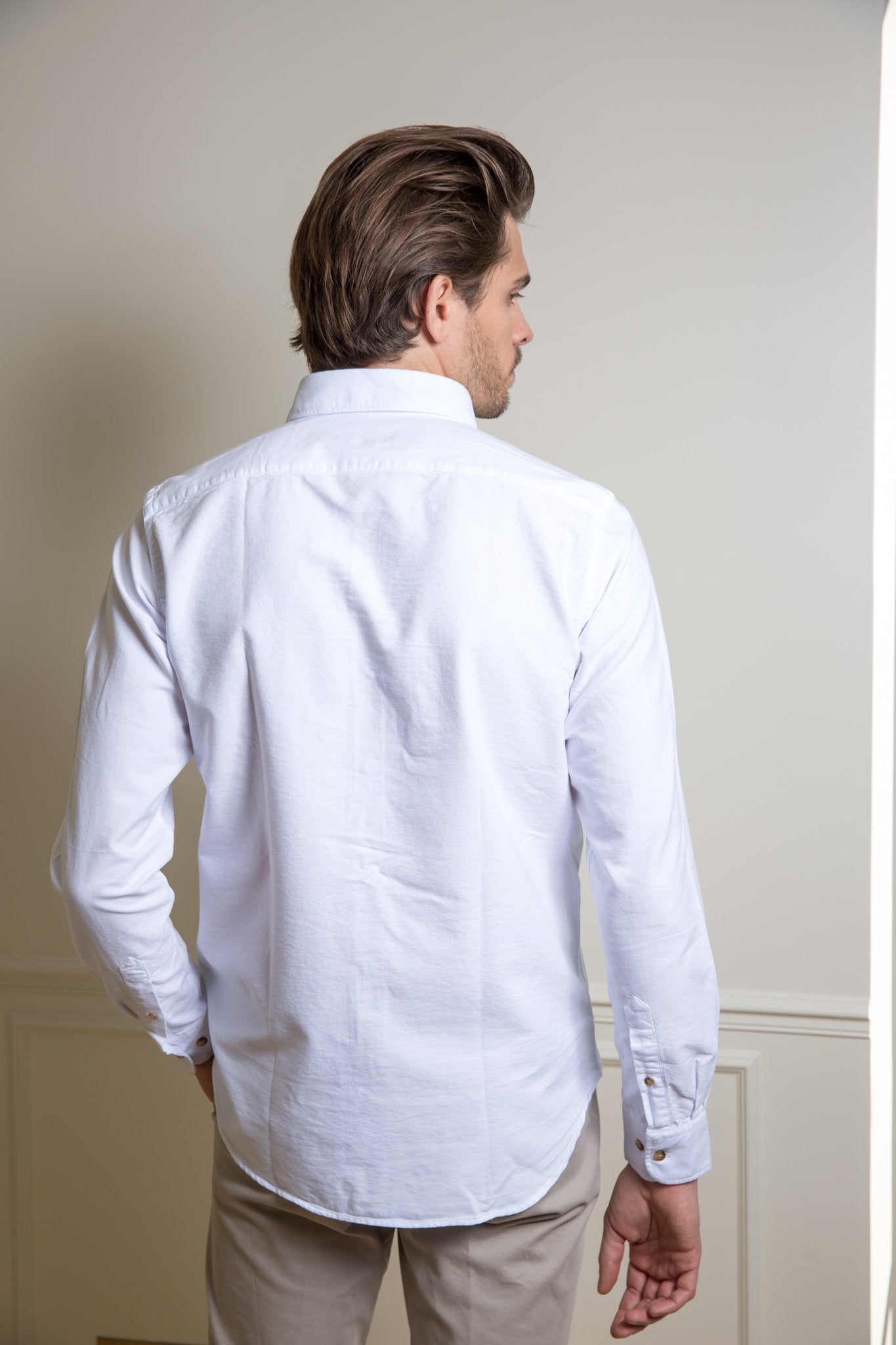 Chemise Clovis en coton Oxford-CHEMISE HOMME-Curling-Paris