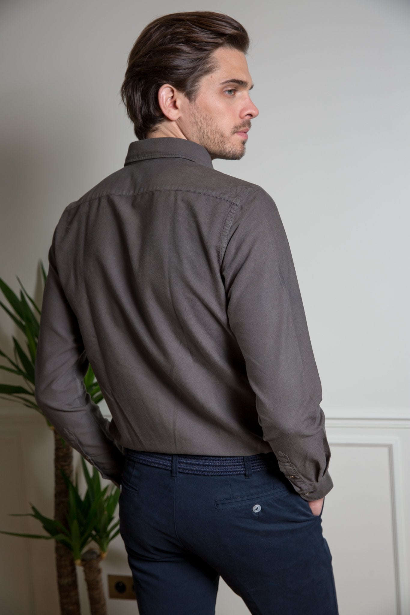 Chemise Clovis en coton Oxford-CHEMISE HOMME-Curling-Paris