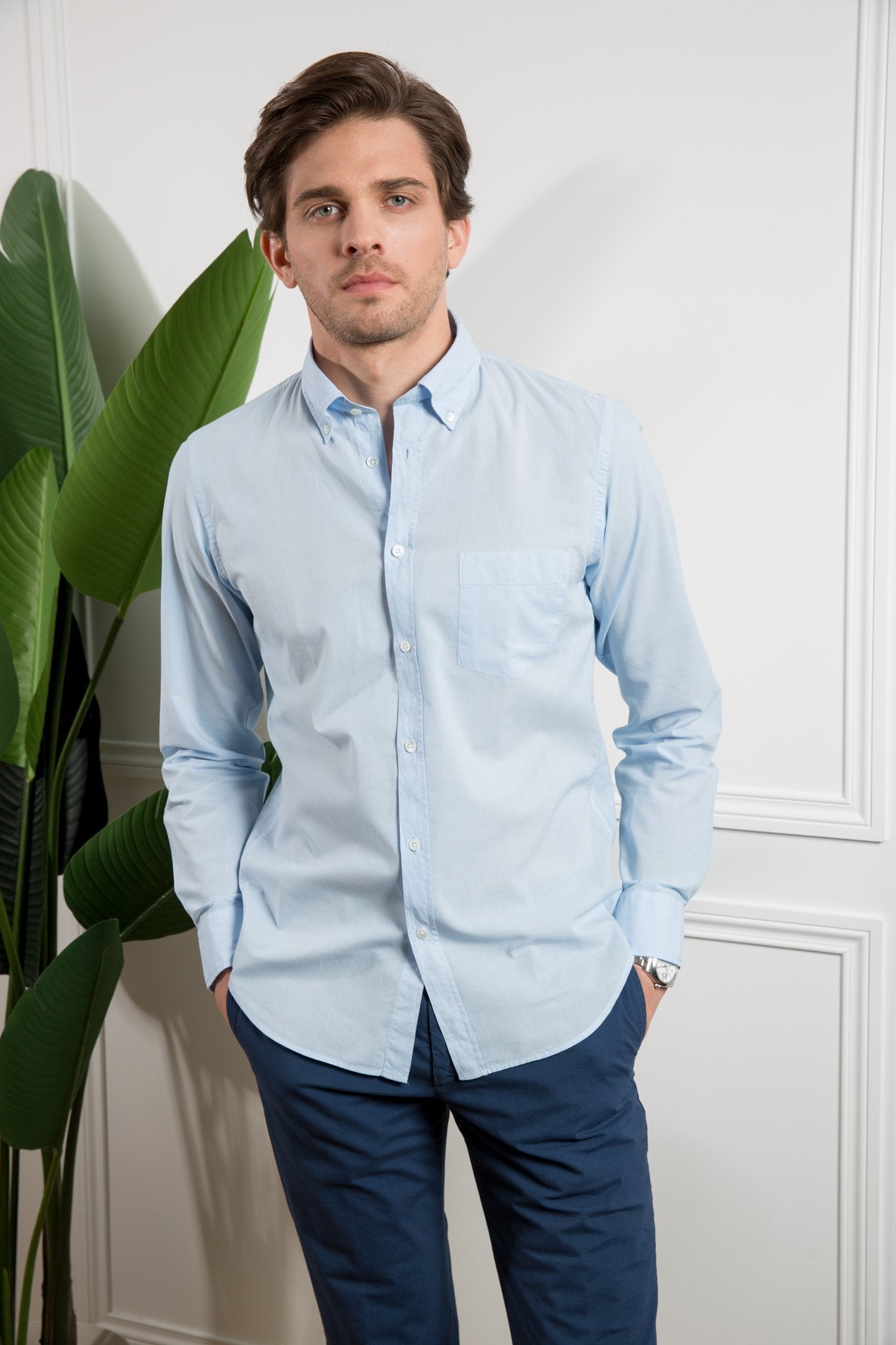 Chemise Clovis ultra légère en voile de coton-CHEMISE HOMME-Curling-Paris