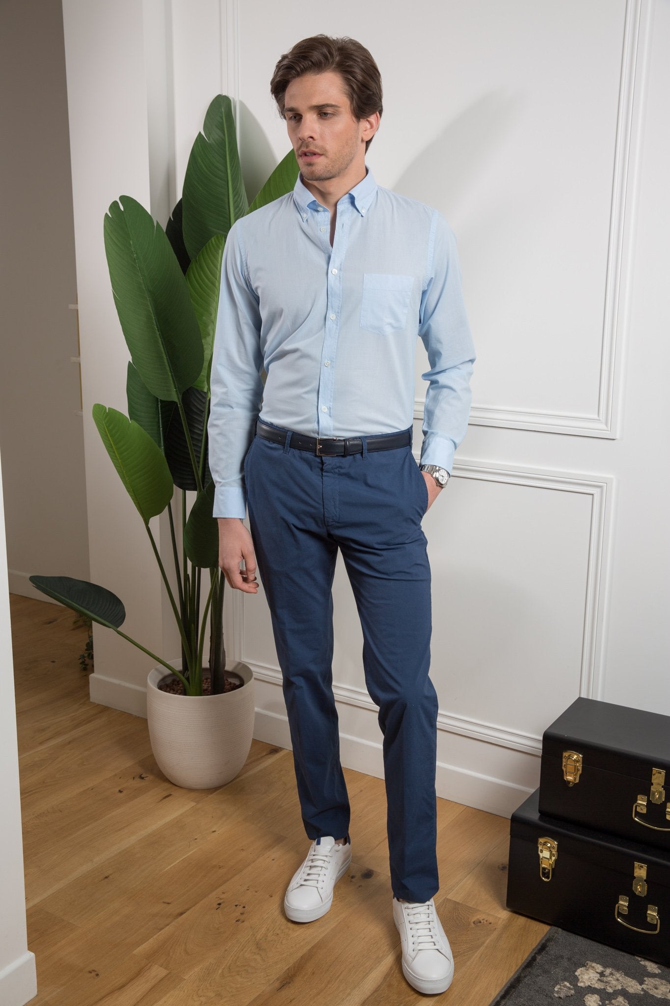 Chemise Clovis ultra légère en voile de coton-CHEMISE HOMME-Curling-Paris