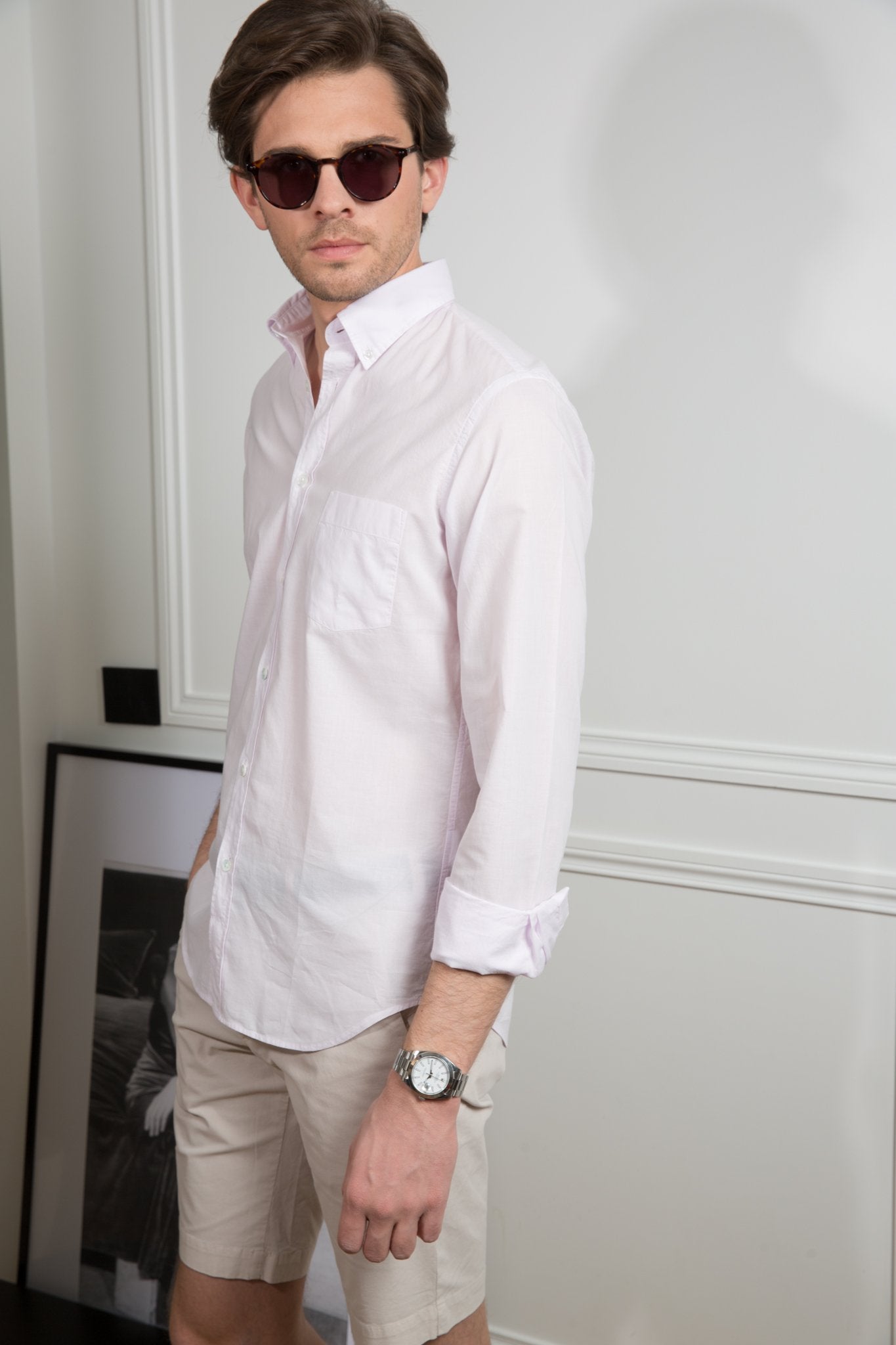 Chemise Clovis ultra légère en voile de coton-CHEMISE HOMME-Curling-Paris