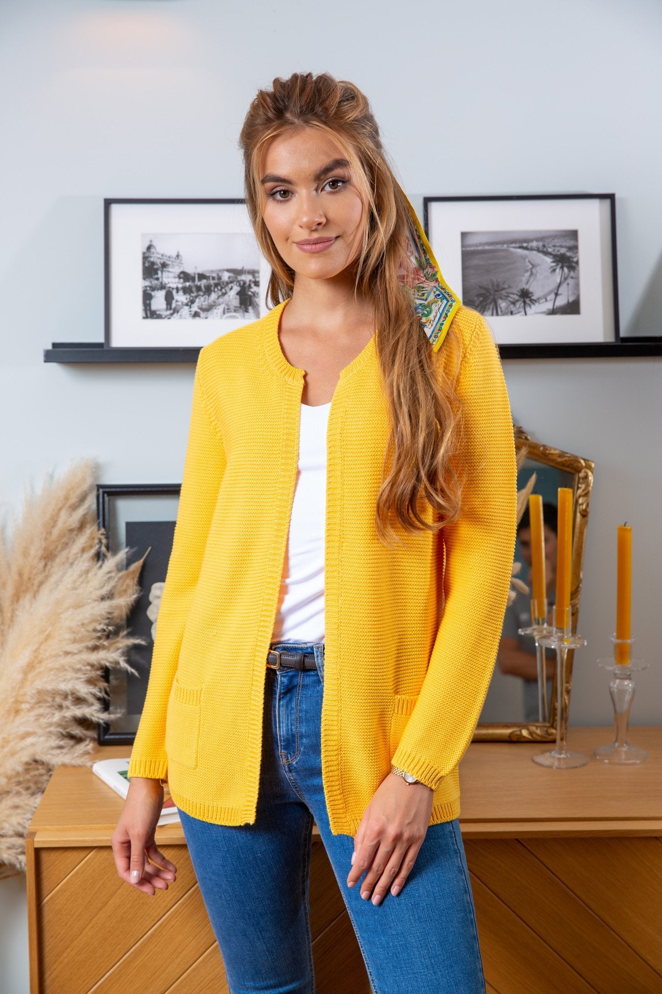 Gilet Curling long - soleil-PULL FEMME-Curling-Paris
