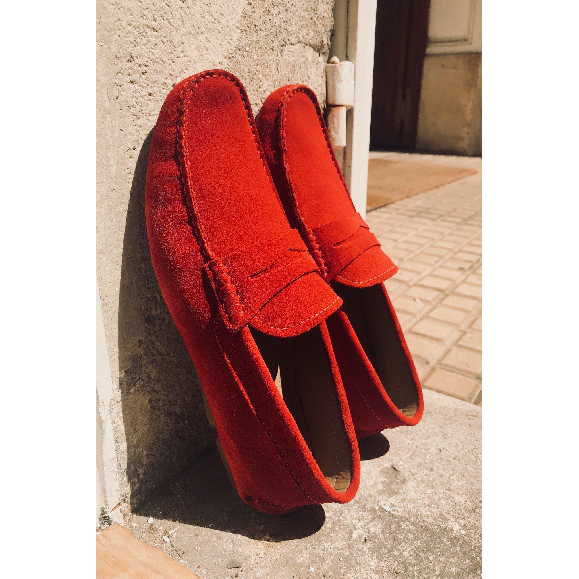 Le moc' Curling - rouge-CHAUSSURES HOMME-Curling-Paris