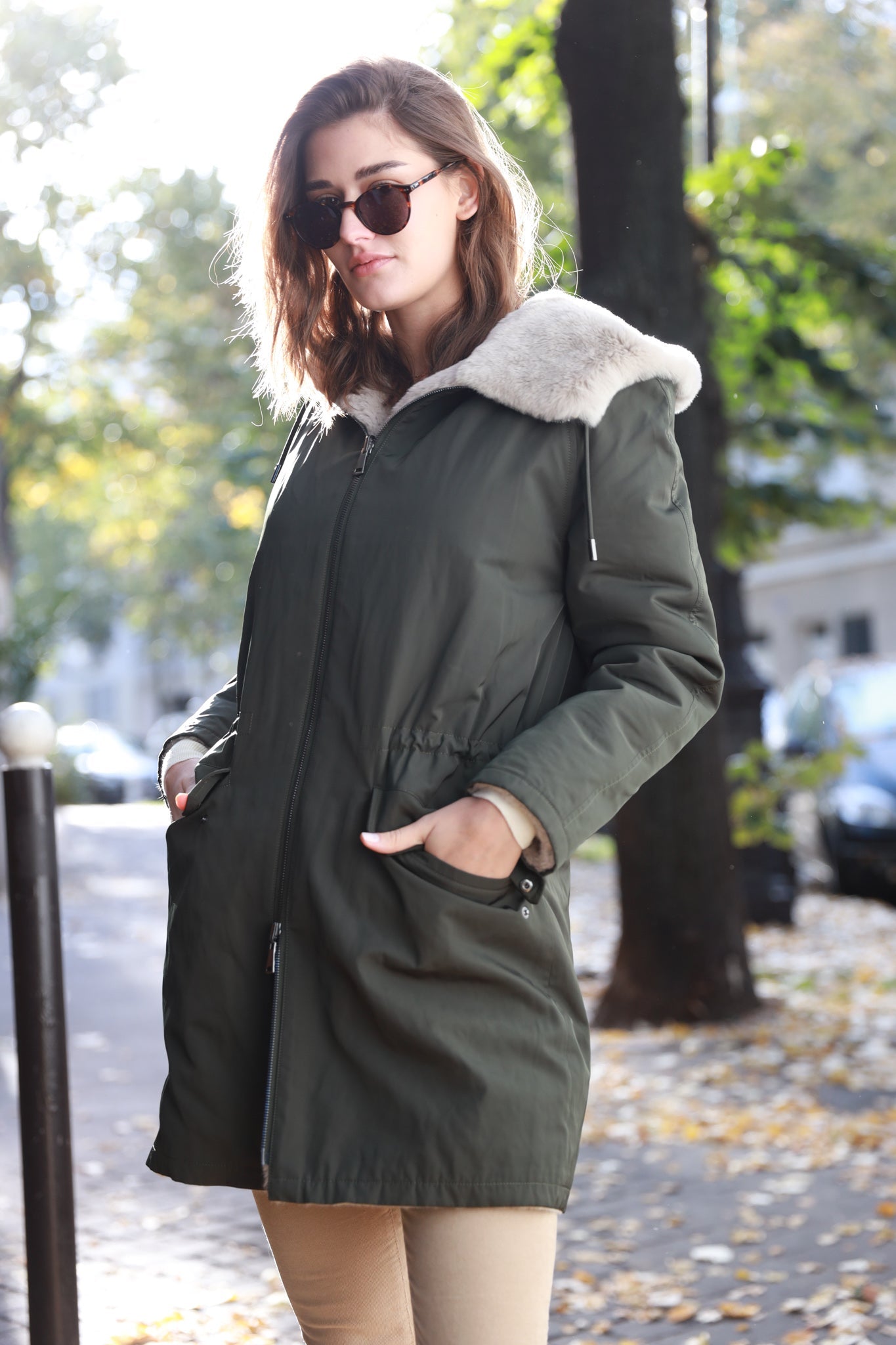 parka chic femme