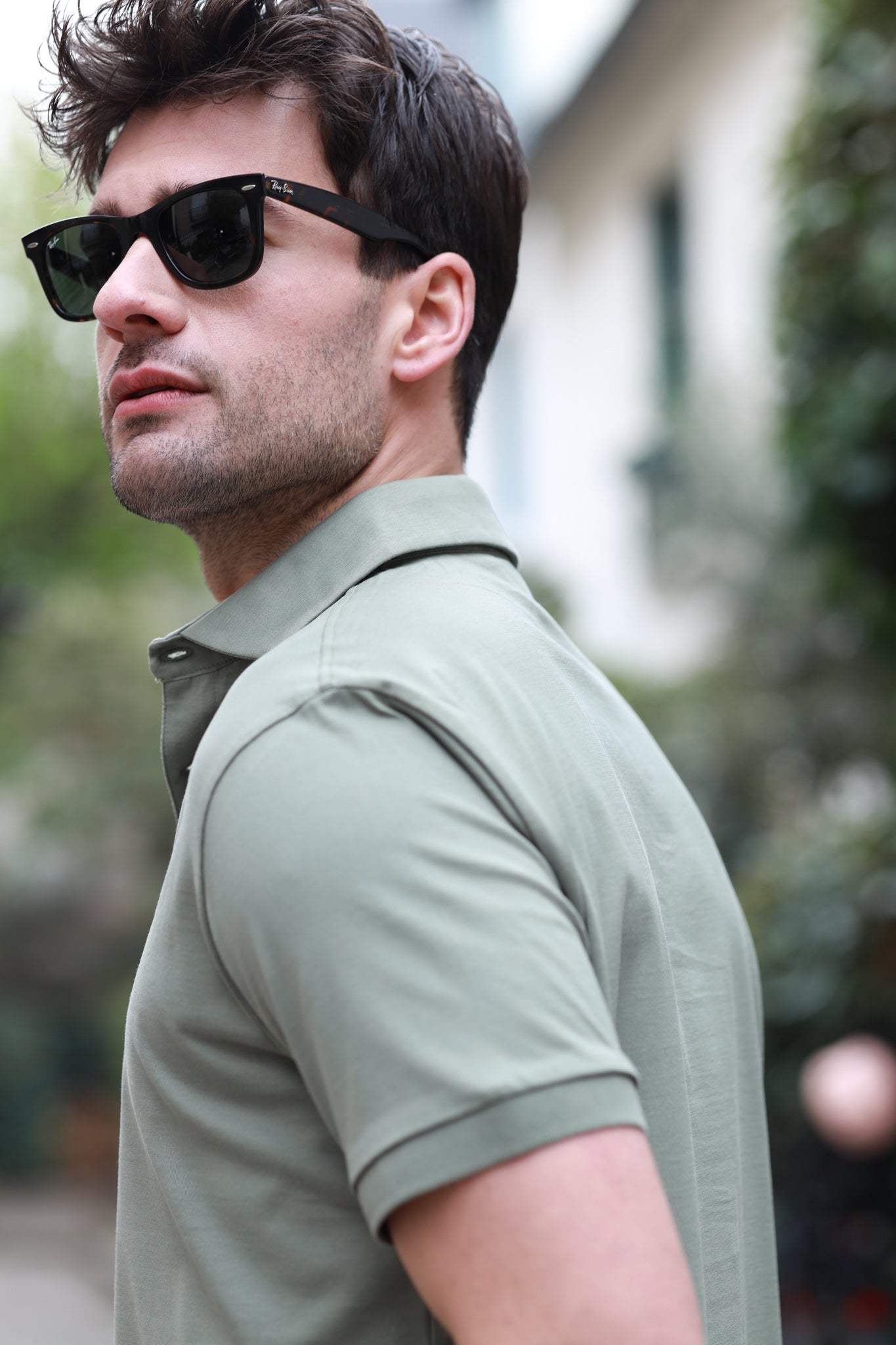 Polo Jack en jersey de coton - Kaki-POLO HOMME-Curling-Paris
